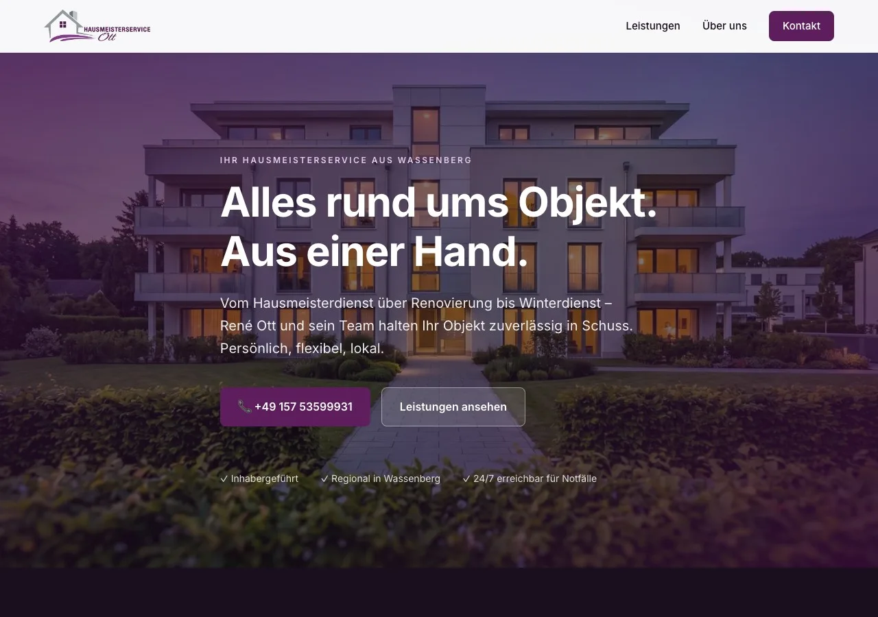 Referenz – Hausmeisterservice Ott